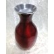 Vase Vegas 23 cm rot schimmernd