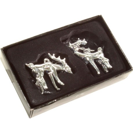 Christbaumschmuck Rentier 2 er Set