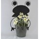 Topfstecker Frosch aus Metall