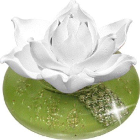 Duftrose White Lotus green La Flora Duftlampe