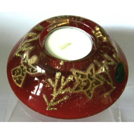 Golden Christmas Crown Classic Teelichthalter