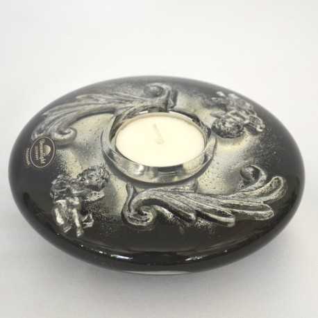 Ornament Silber Ufo Medium Teelichthalter