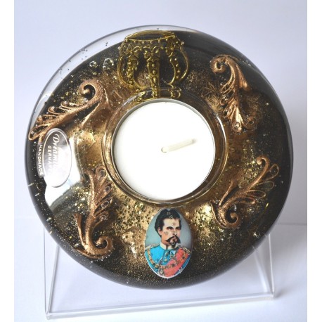 König Ludwig Gold Ufo Medium Teelichthalter