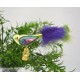 Christbaumschmuck Vogel mit Klammer blau/grün