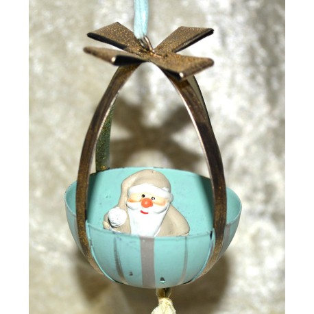 Weihnachtsmann im Ballon sitzend Hänger