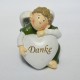 Engel mit Herz und Spruch - Danke