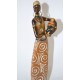 Afrikanerin Boa 30 cm Skulpture