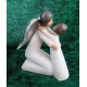 Engel Mutter und Kind kniend / stehend