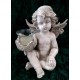 Engel mit Teelichthalter Grabschmuck