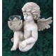 Engel mit Teelichthalter Grabschmuck