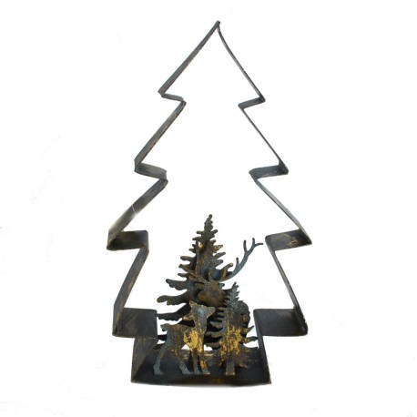 Deko Baum Cervo aus Metall