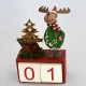 Adventskalender mit Rentier