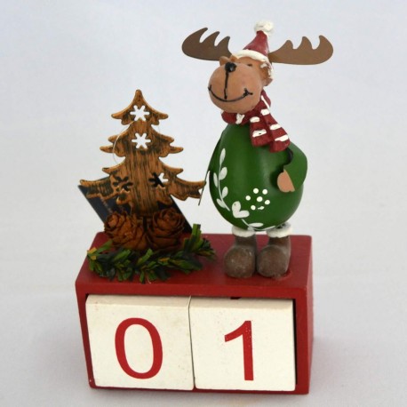 Adventskalender mit Rentier