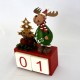 Adventskalender mit Rentier
