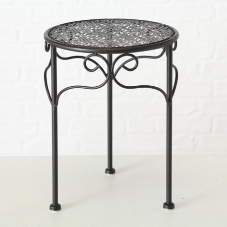 Beistelltisch  ∅ 20 cm schwarz