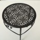 Beistelltisch  ∅ 20 cm schwarz