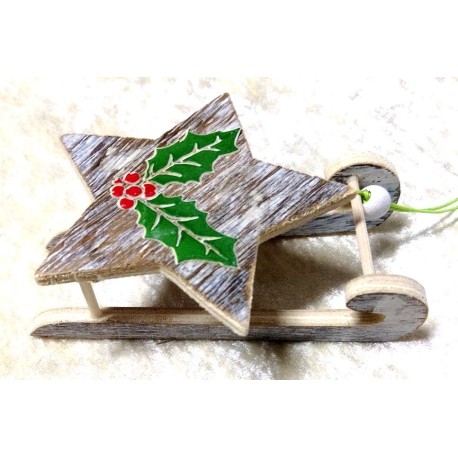 Christbaumschmuck Schlitten als Stern Gilde