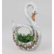 Schwan Fiberglas mit Mosaik zum bepflanzen