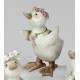 Ente mit Kranz im Haar 12 cm