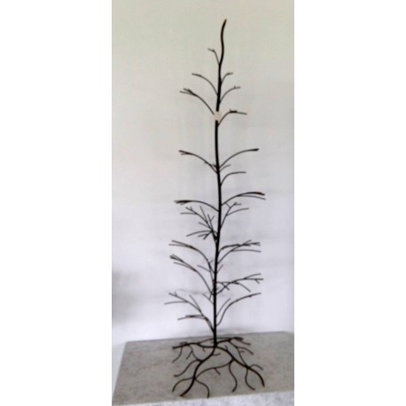 Baum 150 cm hoch aus Metall lackiert