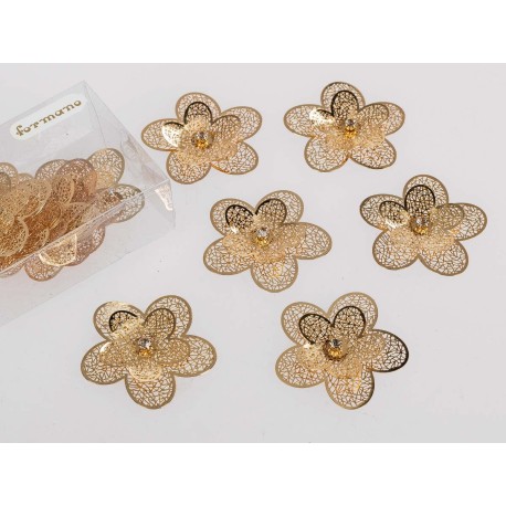 Dekoblume 6 cm im 6 er Pak