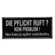 Wandbild Metall "Bitte im sitzen ...."