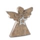 Schale aus Holz mit Hirsch 48 cm