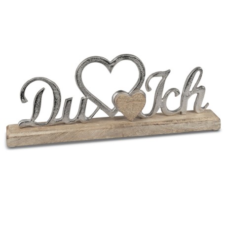 Du & Ich Alu-Mango-Holz 38 cm