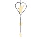 Schlitten goldfarben antik patiniert 48 cm