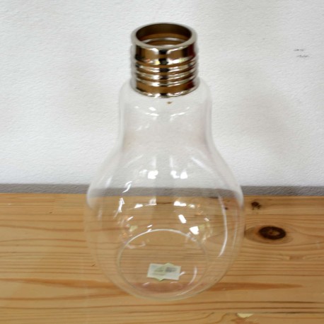 Windlicht Glühbirne D.12H21 cm