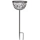 Steckkorb Domino aus Metall 80 cm