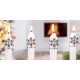 Adventskranz Zahlenset 1-4 für Stabkerzen