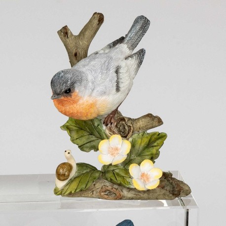 Vogel auf Ast sitzend 9 cm