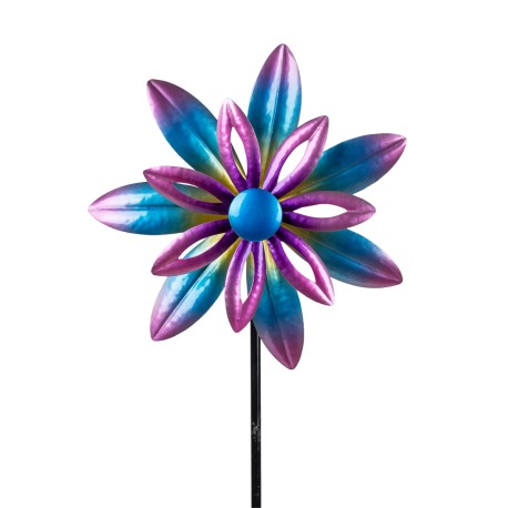 Windrad bunt drehende Räder 30 cm