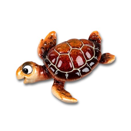 Schildkröte aus Keramik mit Magnet