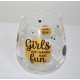 Glas mit Spruch "Girls Just Wanna have fun"