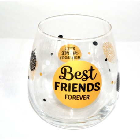 Glas mit Spruch "Danke das dur immer für ..."