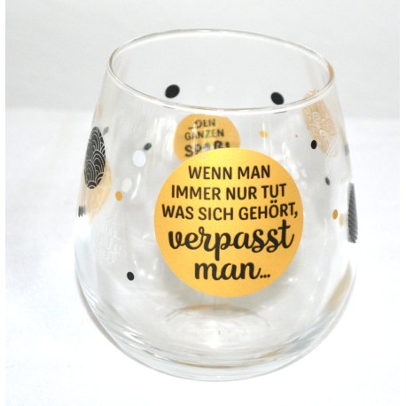 Glas mit Spruch "Best Friends for ever"