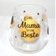 Glas mit Spruch "Omas sind wie Mamas ...."