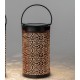 Solar Lampe LED aus Metall 17 cm