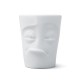 Henkeltasse weiß 350 ml mit Gesicht küssend