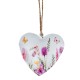 Hänger Herz mit bunten Blumen 7 cm