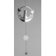 Hänger Mädchen Edelstahlmix silber 50 cm