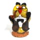 Räucherfigur Eule mit Pfeiffe