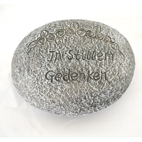Grabschmuck Stein In Stillem Gedenken 15 cm