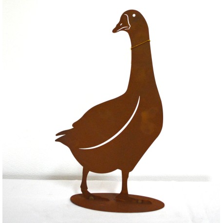 Gans Gunnar rostig 40x23 cm