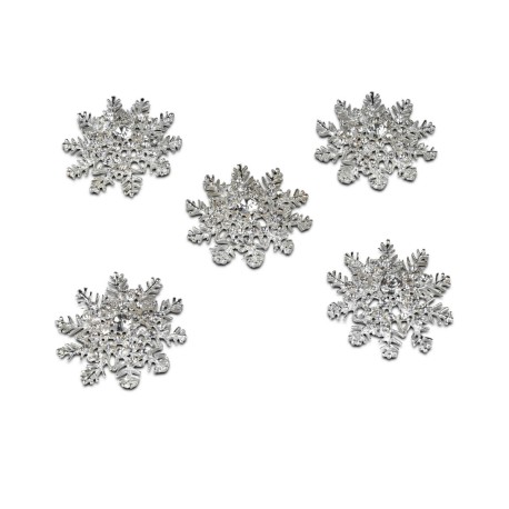 Eiskristalle 6 er Set silber