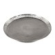 Tablett silber rund 36 cm Alu