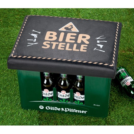 Sitzpolster für Bierkiste Bierstelle