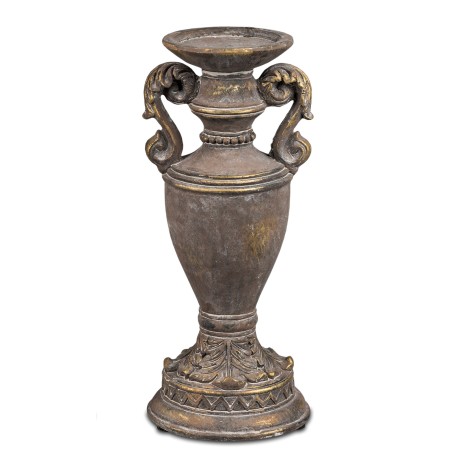 Leuchter gold antikfarben 25 cm
